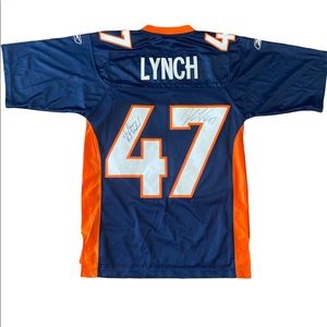 Unverified Signed John Lynch Denver Broncos Jeresy